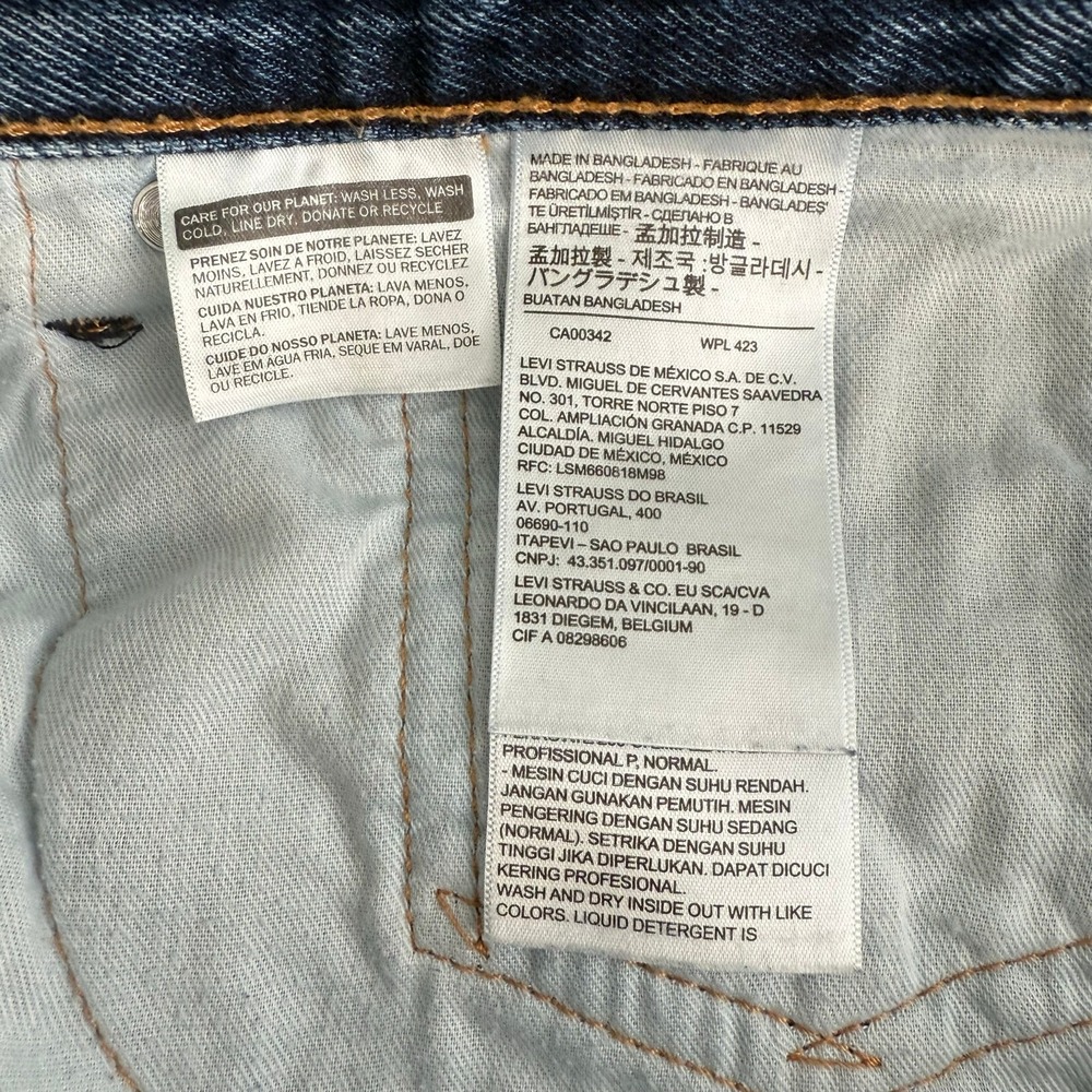 Levi's 550 Relaxed Fit Blue Jeans Men's 38 x 34 Blue Denim Normcore Dad Casual - Picture 9 of 12